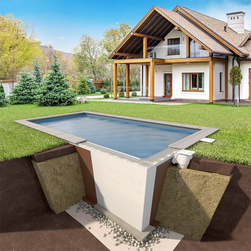 piscine en kit polystyrène